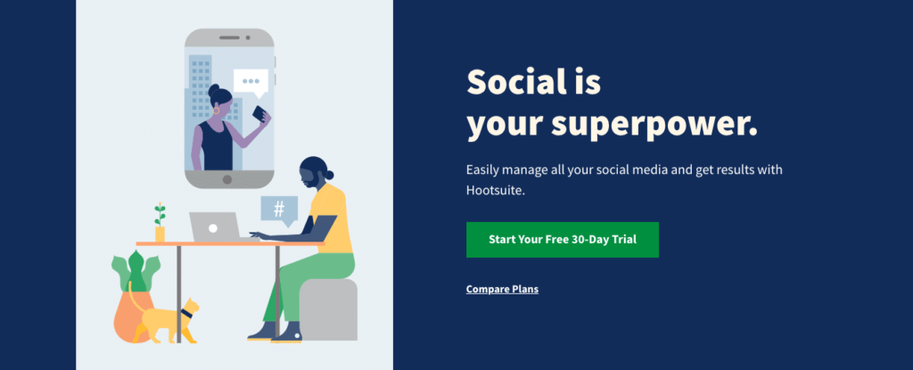 Hootsuite scheduler app