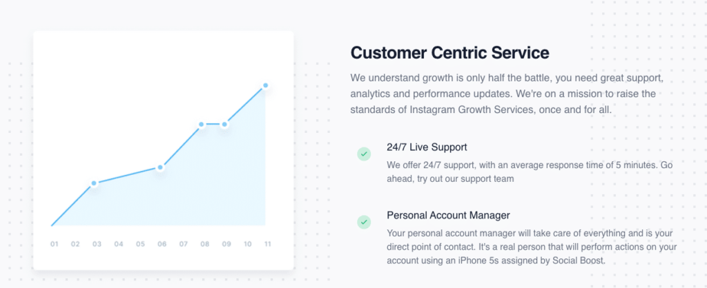 Social Boost personal account manager