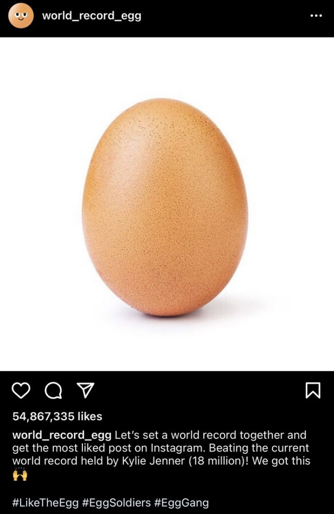 the most liked Instagram post of all time