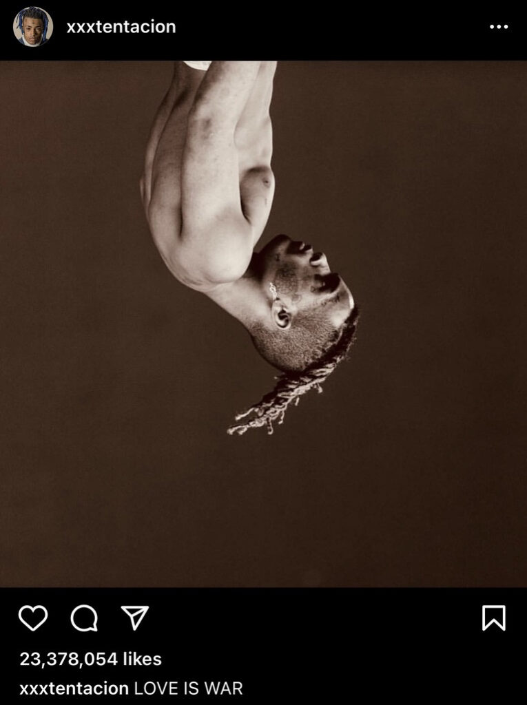 XXXTentacion's most liked Instagram post
