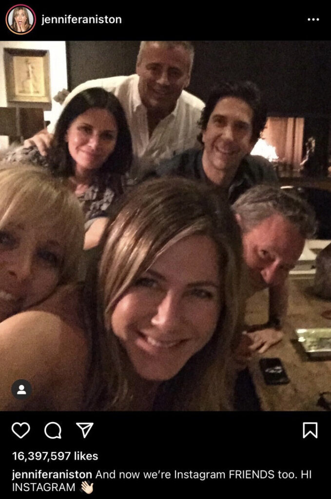 Friend's reunion post