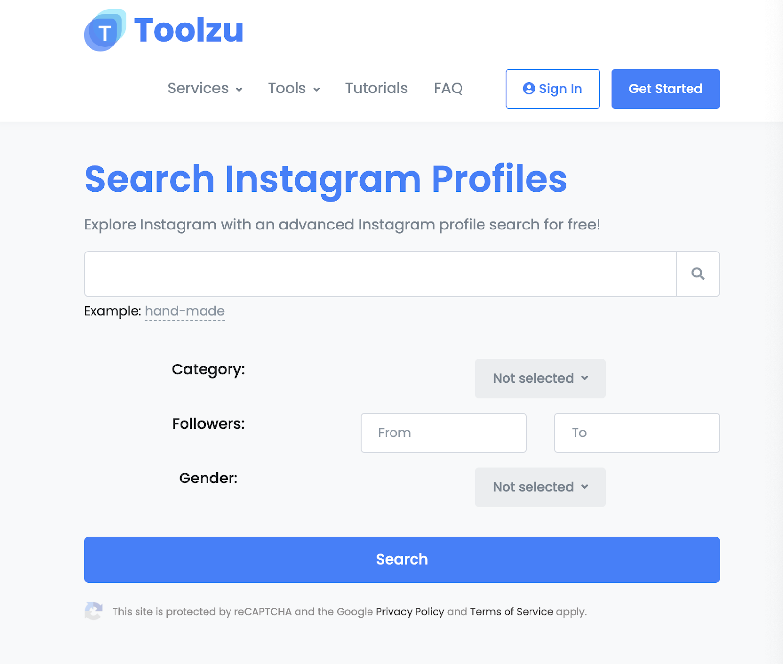 toolzu instagram profile search photo