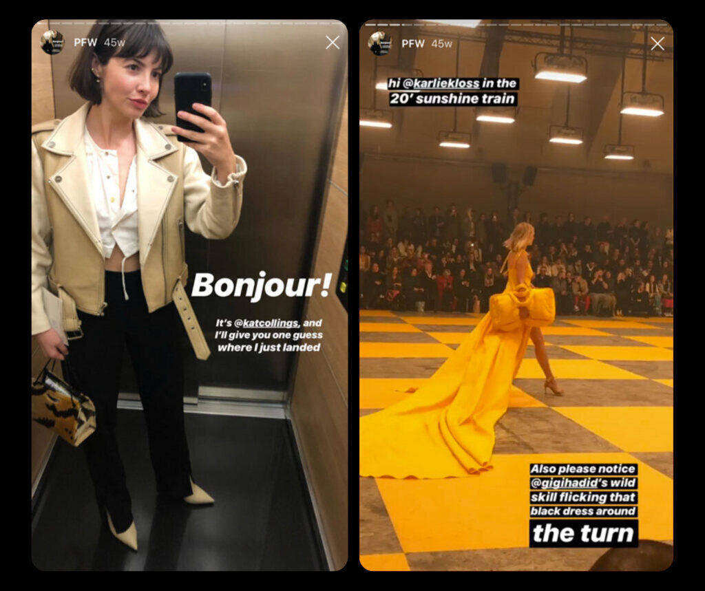 Paris Fashion Week Instagram Takeover