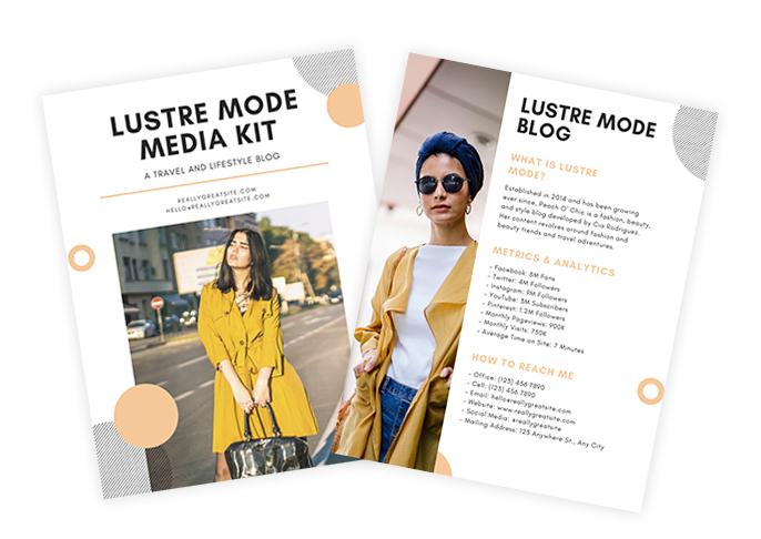 Media Kit Examples