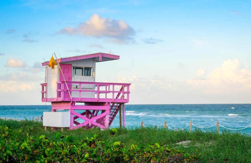 Miami Beach for best instagram place