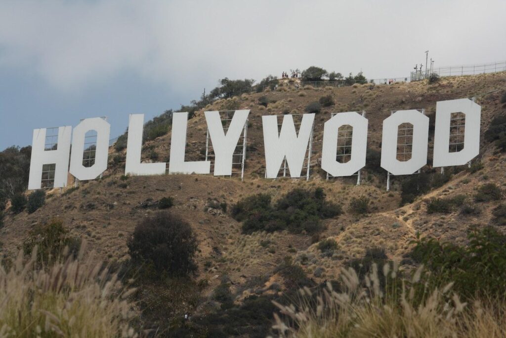 Hollywood sign for instagram photo