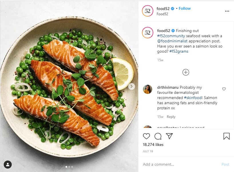 Instagram food blogger food52
