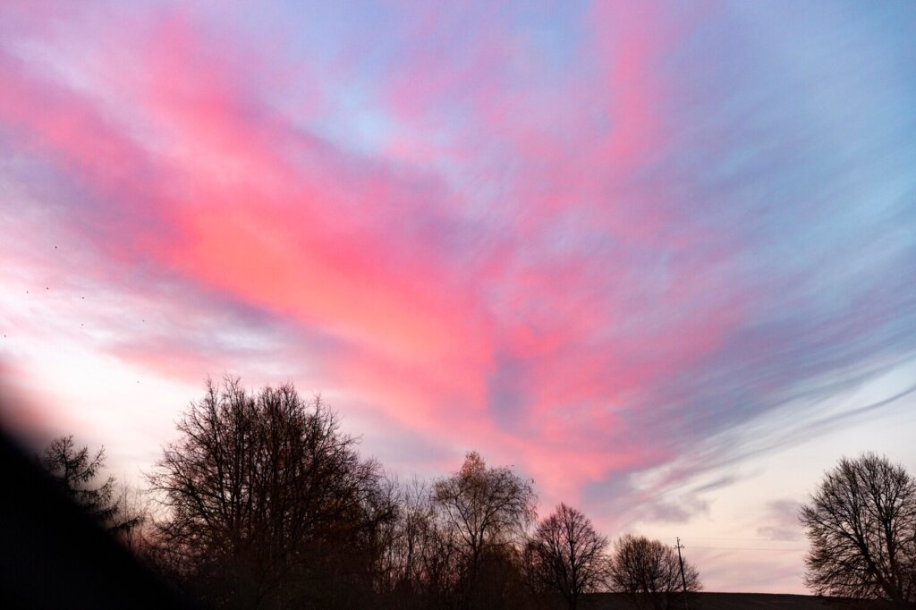 Beautiful colors mixed together perfect for sunset captions