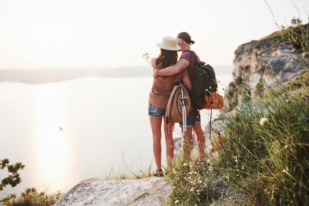 A couple on wonderlust and adventure
