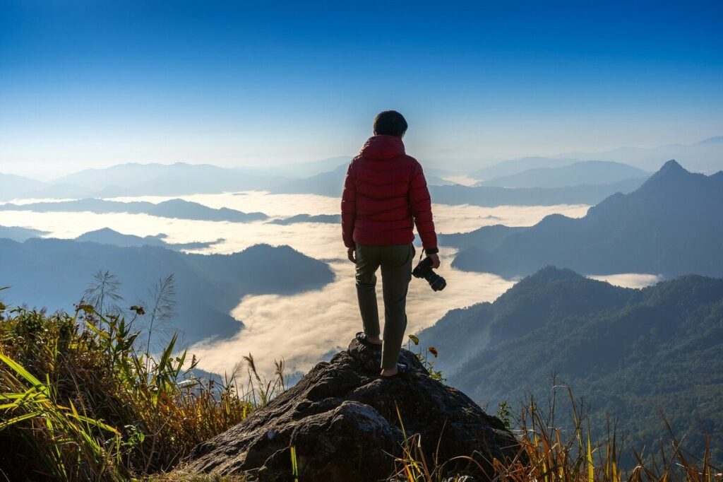 Adrenaline Junkie on a trip for instagram
