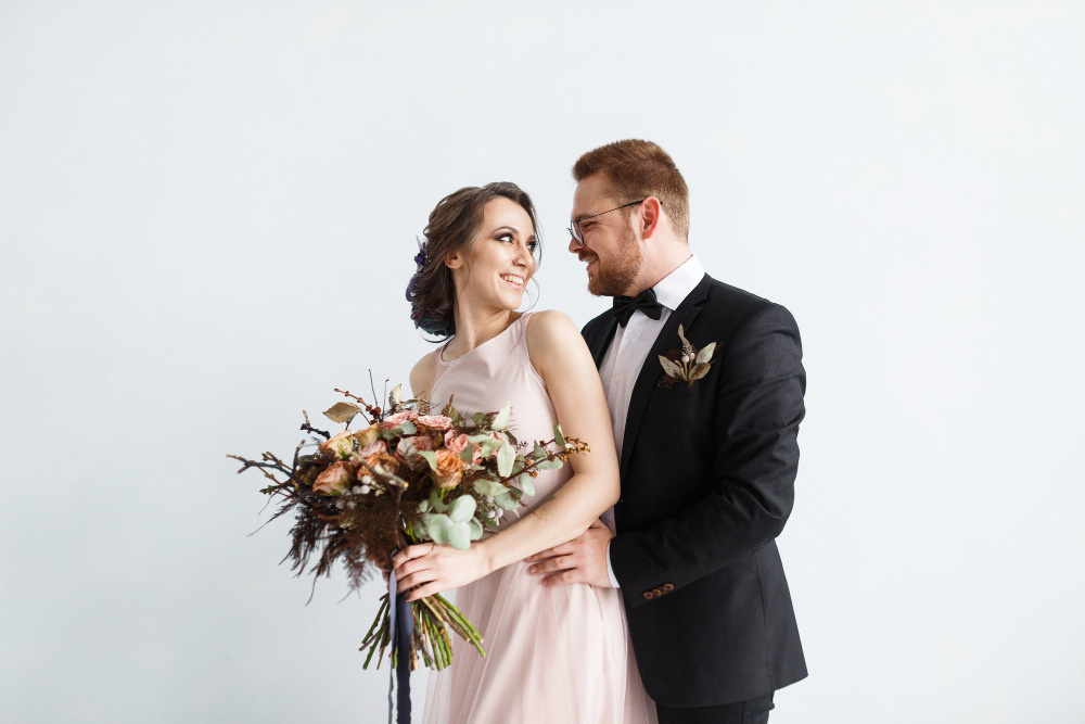 Best friends having a wedding