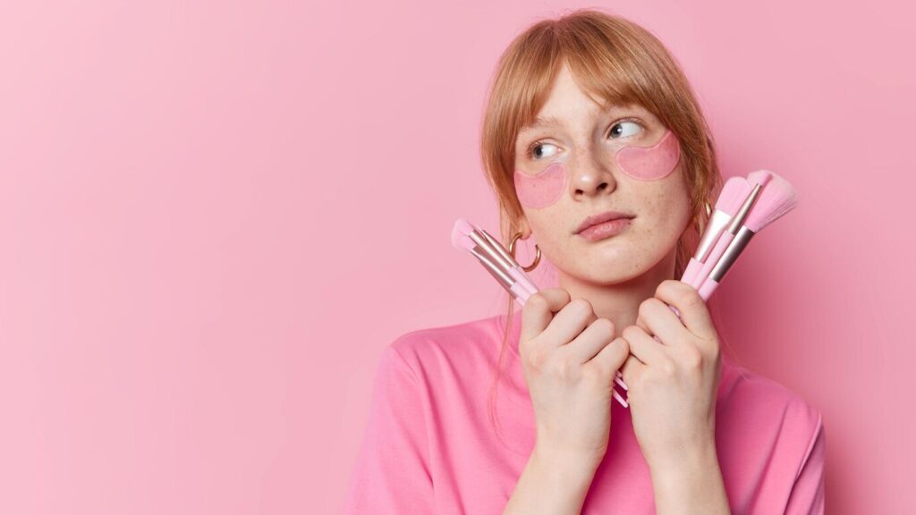 Woman applying Makeup for Every Mood
