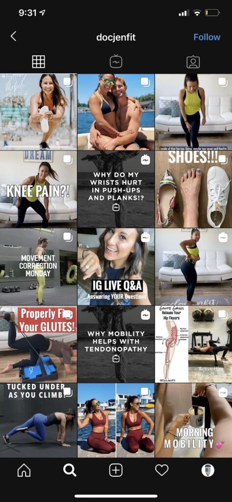 fitness instagram 