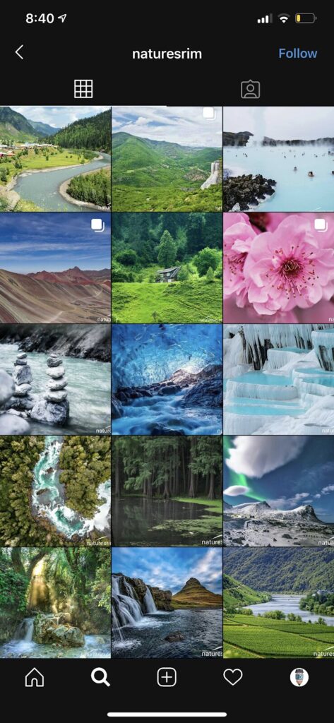 Nature Themed posts