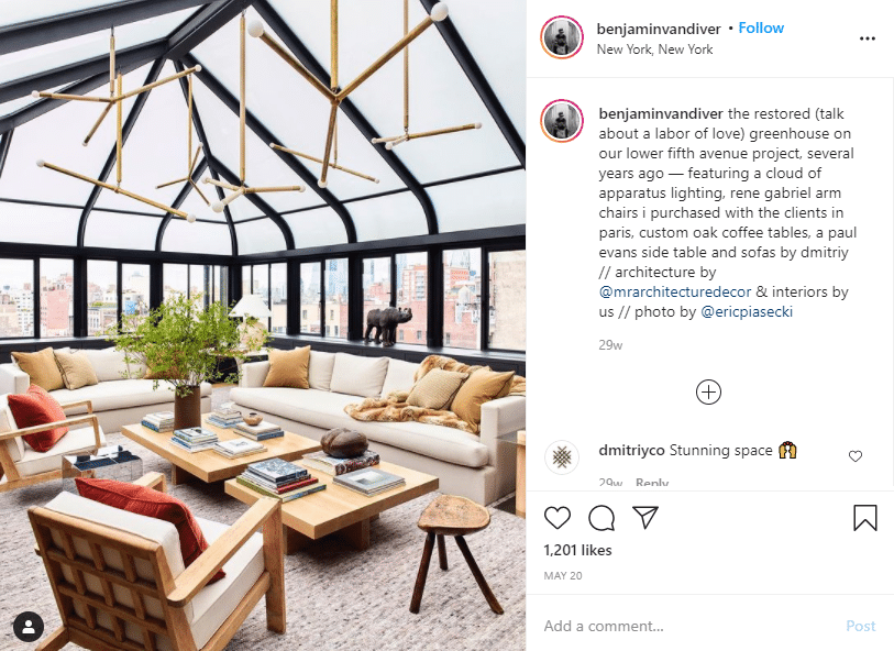 Benjamin Vandiver home and garden influencer
