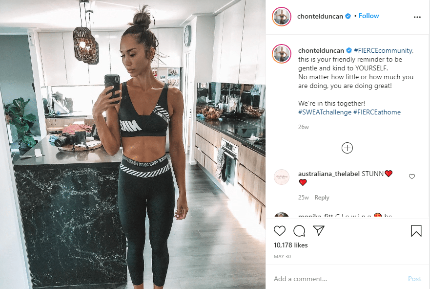 instagram fitness chontel duncan