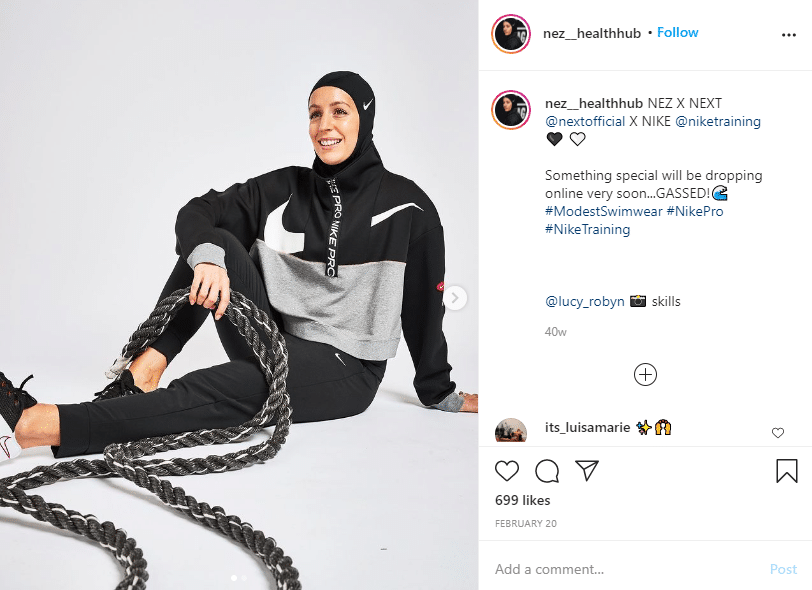 Nesrine Dally is a Nike trainer, Muay Thai boxer, coach, mom and wife