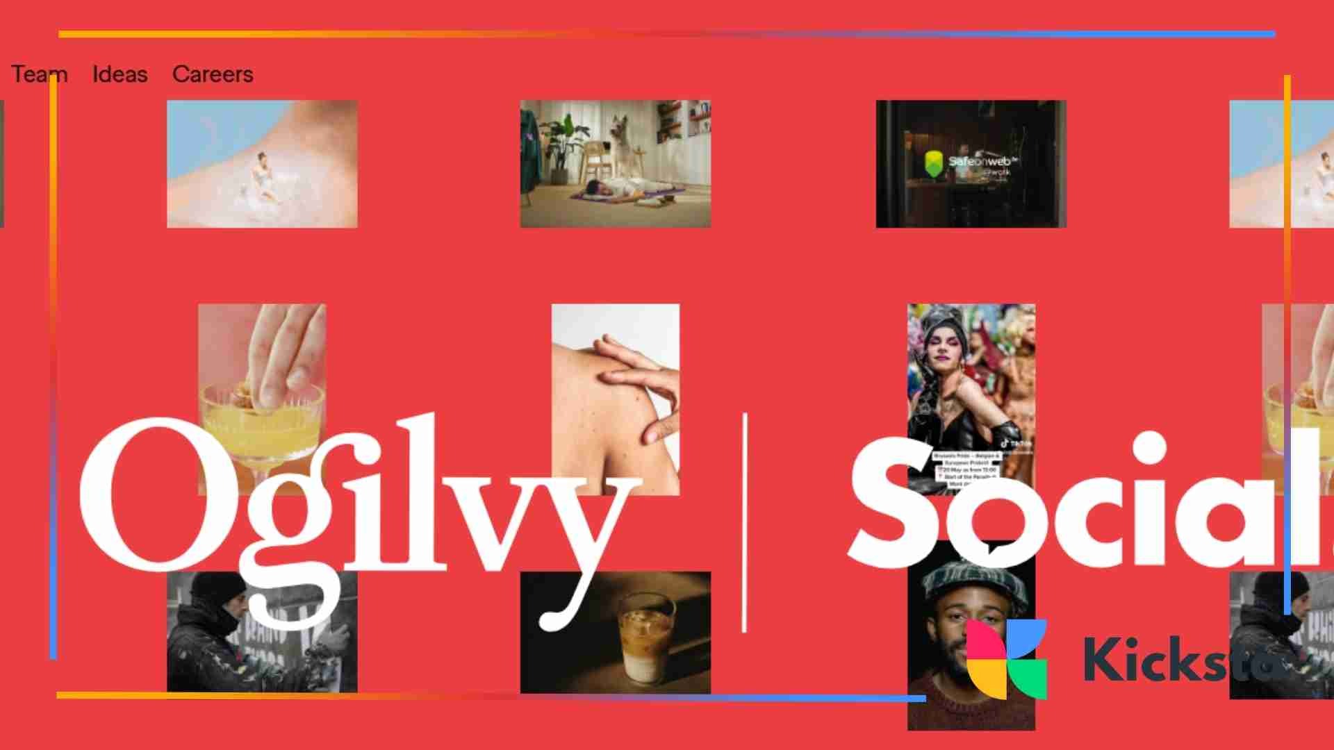 Landing page of Oglivy Social.lab