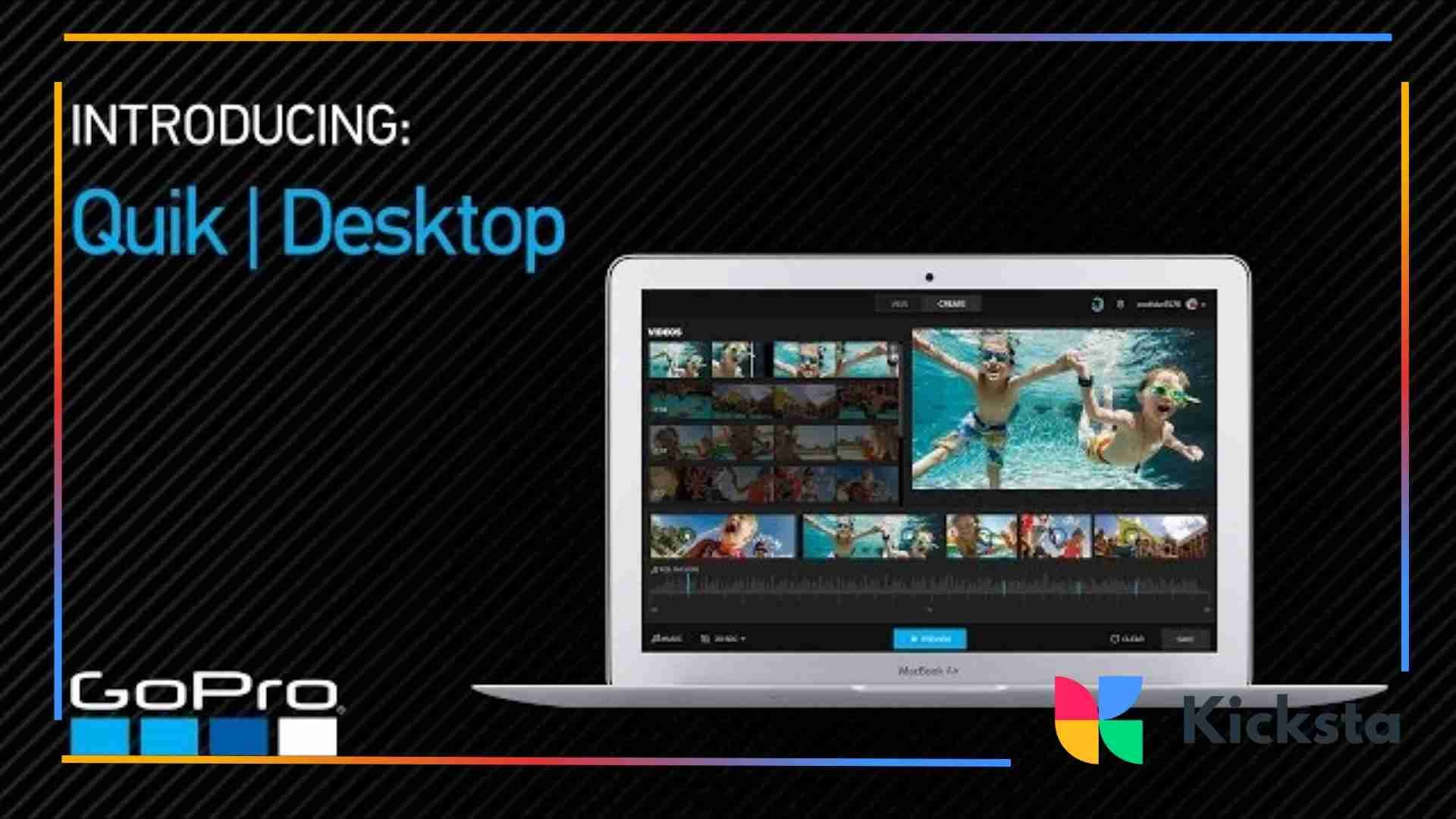 Landing page of Quik