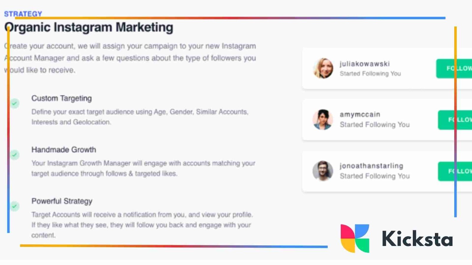Landing page of Social Boost