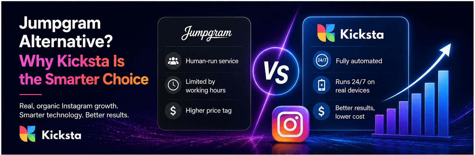 Jumpgram Alternative - Kicksta