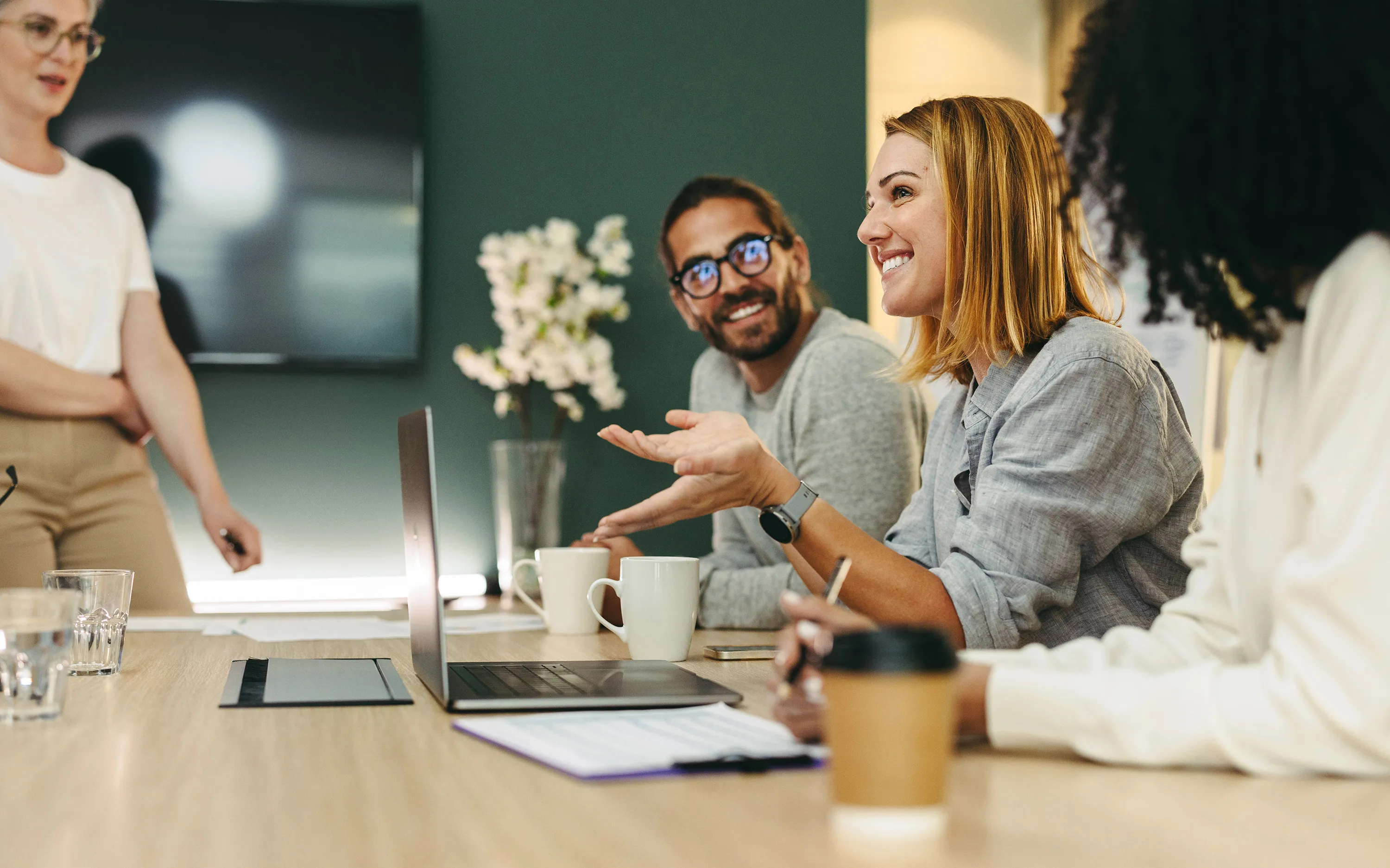 Landing meetings and conferences
