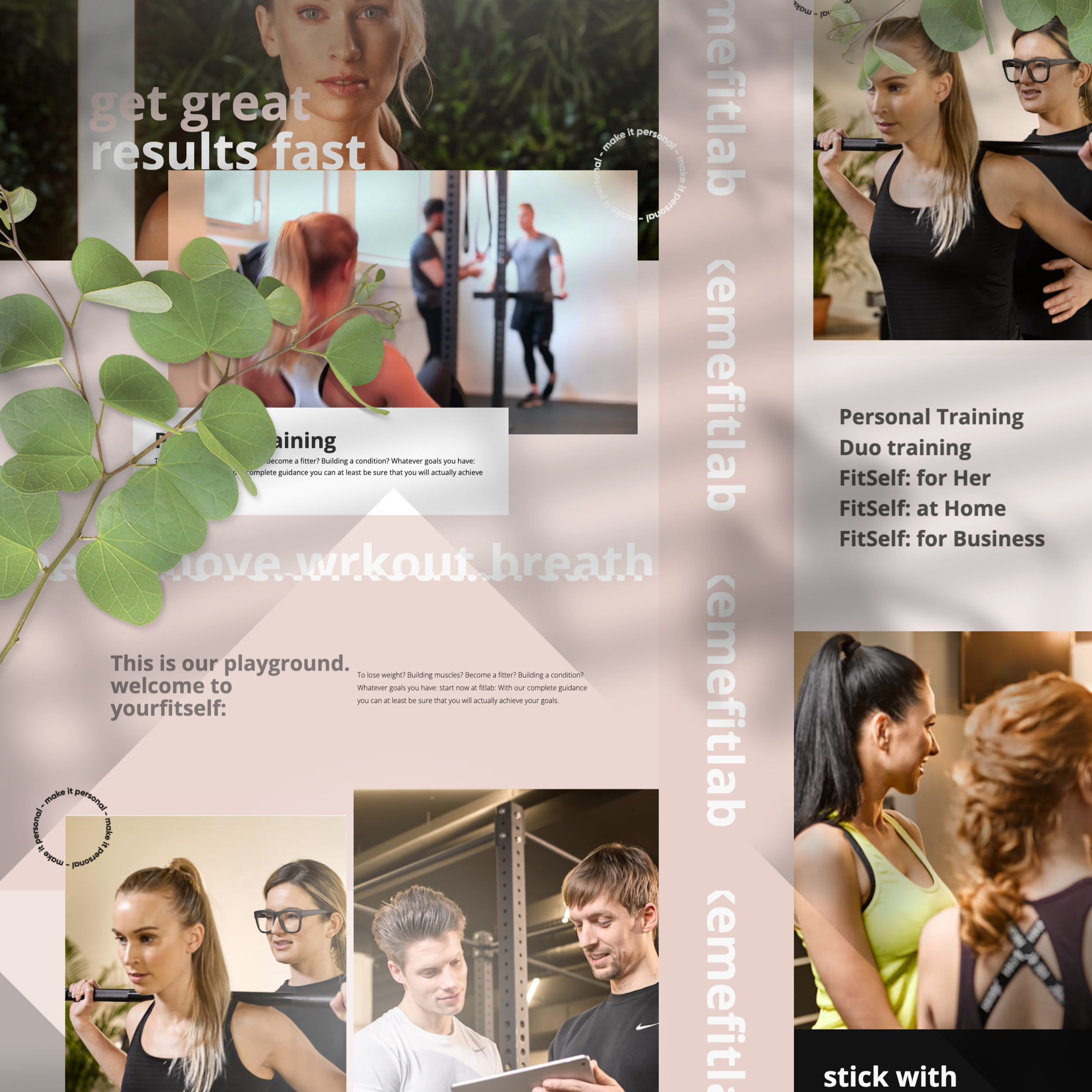 MOCKUP fitself site