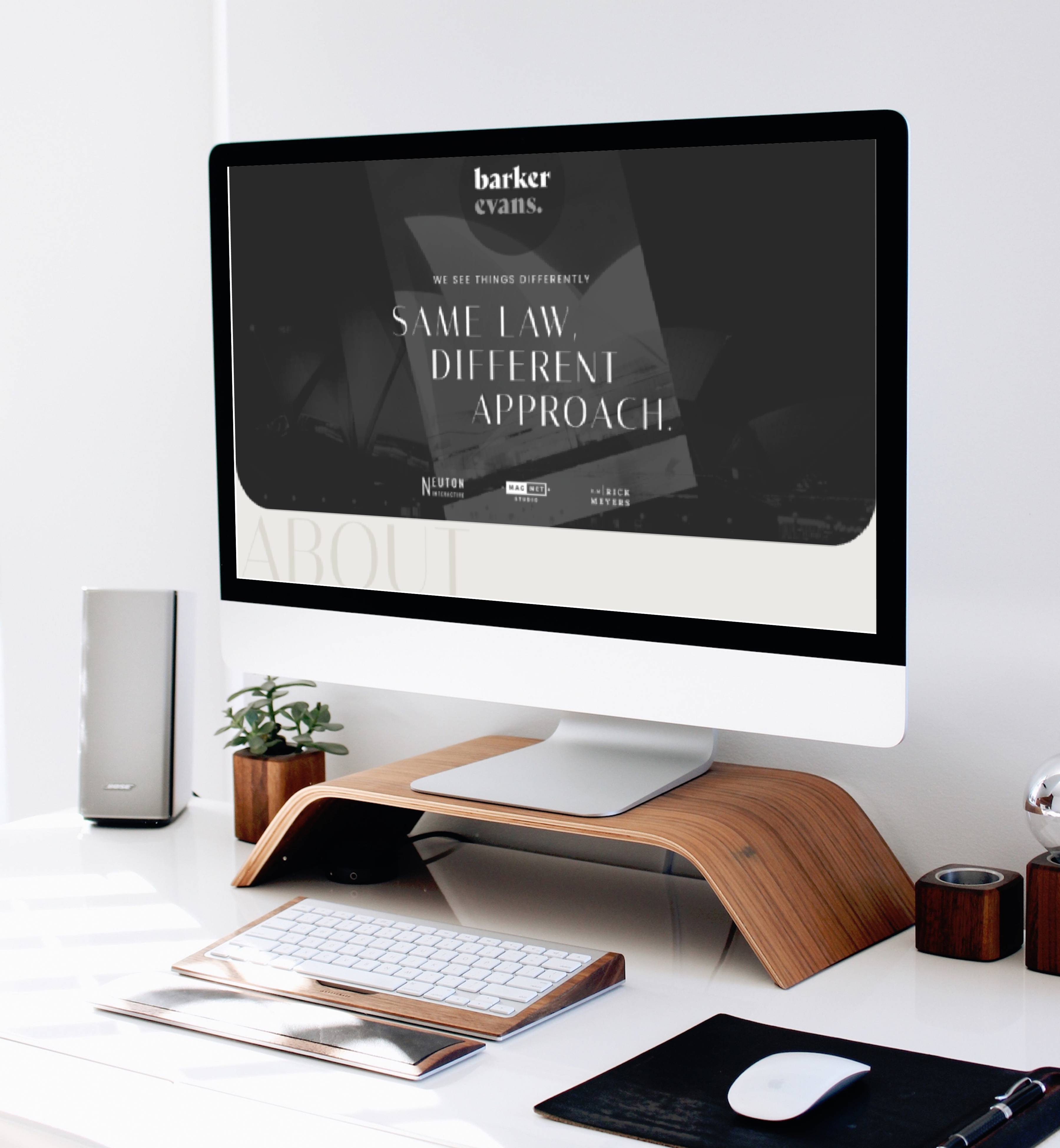 lawyer site laptop  mock up