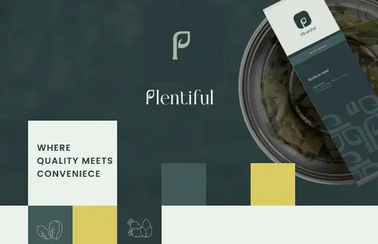 Plentiful site scroll image