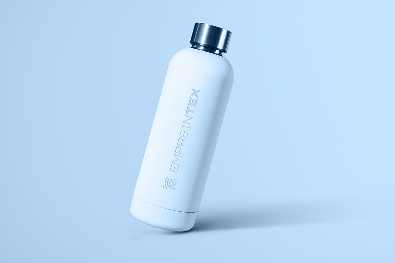 Gourde personnalisée avec gravure laser