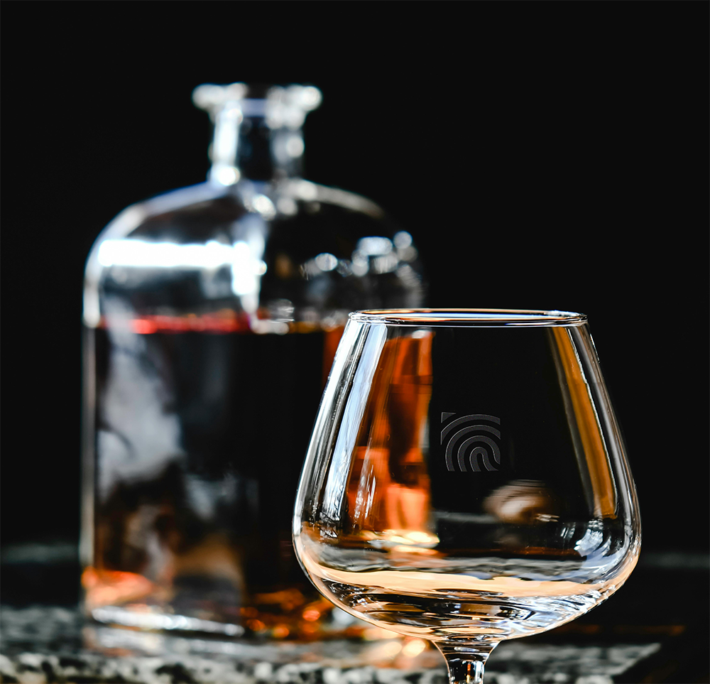 Verre à whisky à personnaliser en gravure laser pour évenements