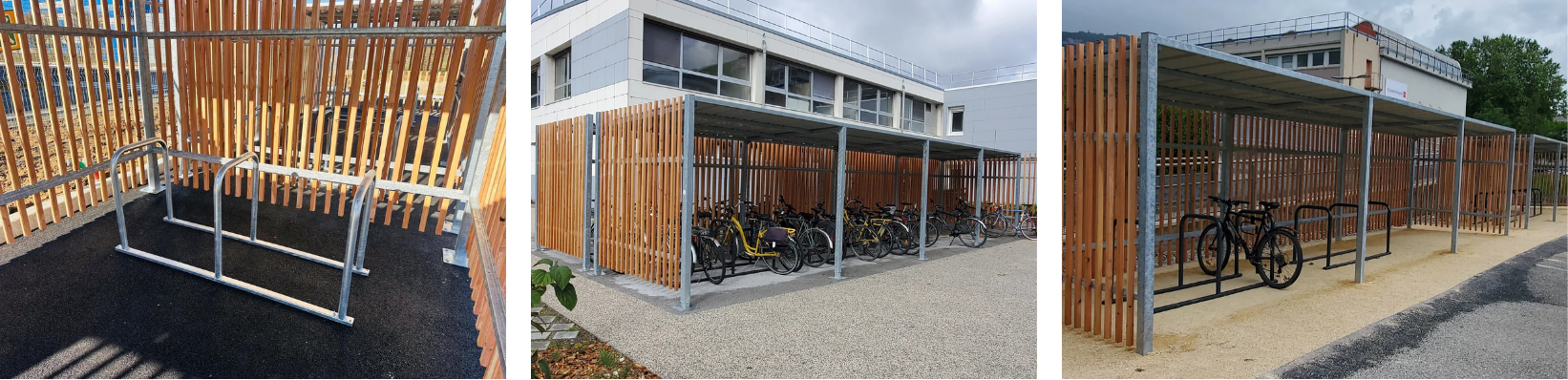 exemples de ranges vélos en entreprises