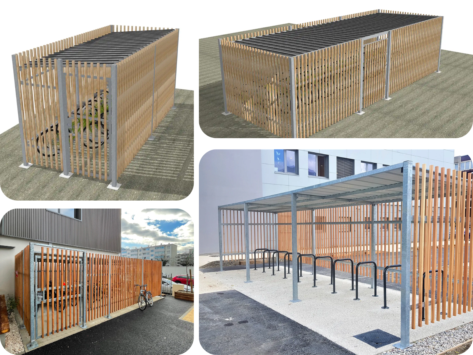 Abri vélo : définition, usages et types de stationnement