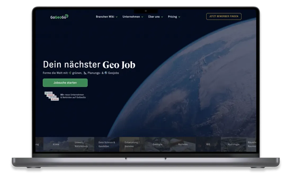 Macbook Mockup Job Portal