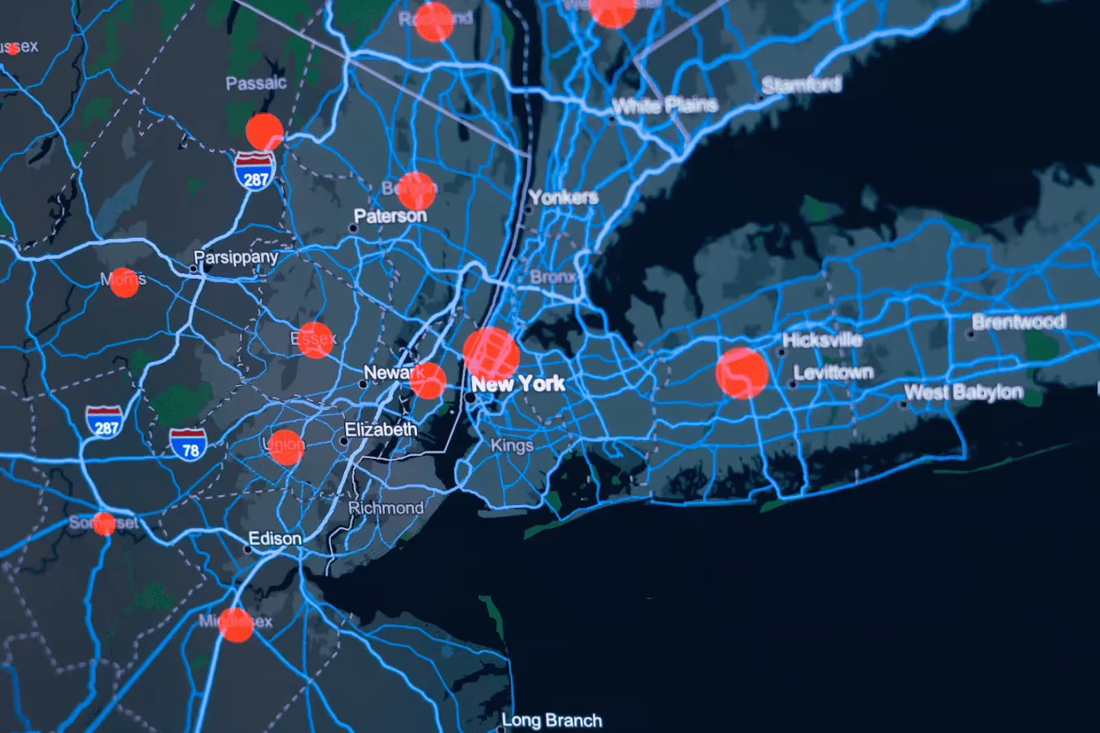 Heat Map von New York City