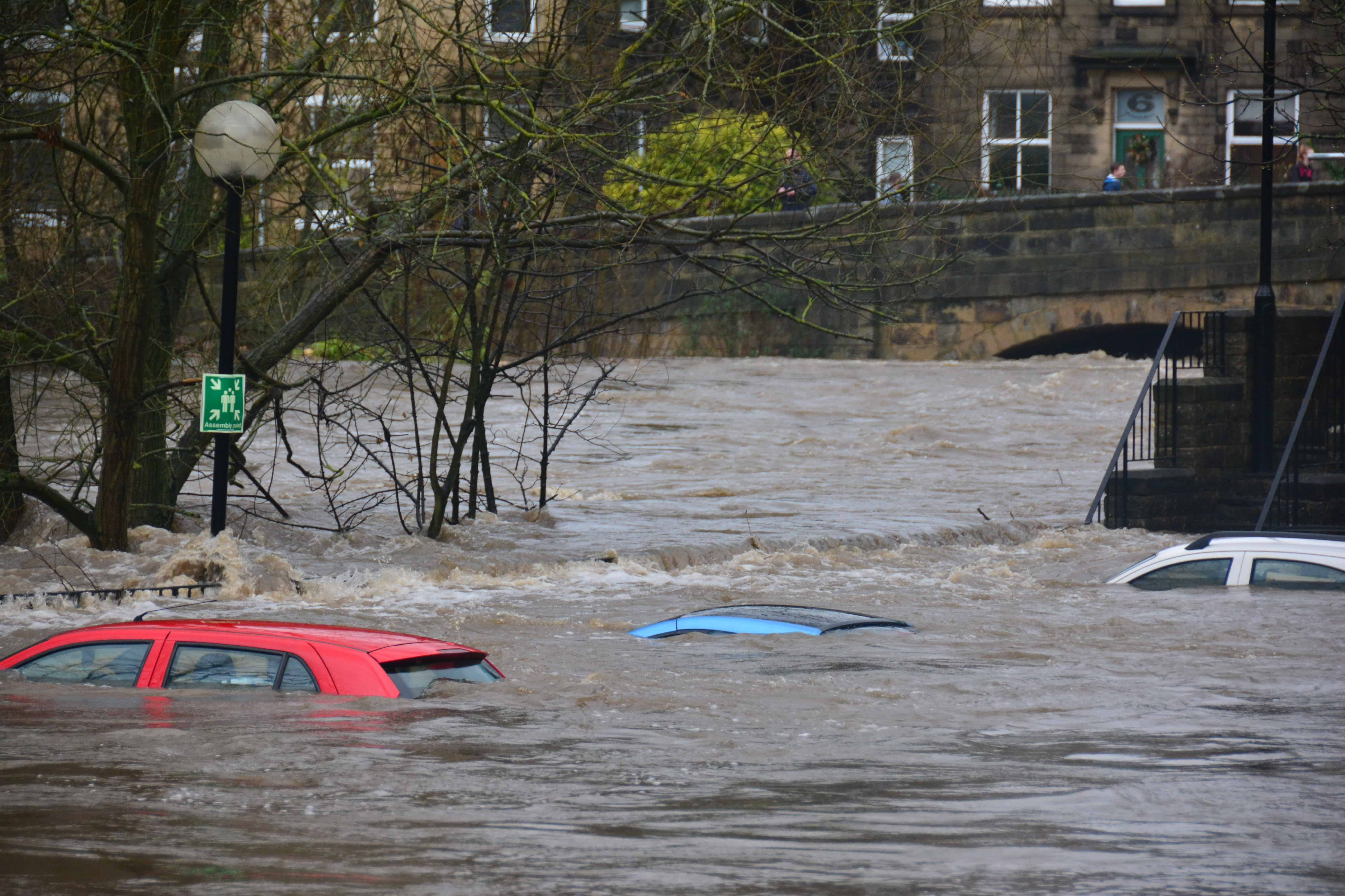 Bild der Bingley Floods im Jahr 2015