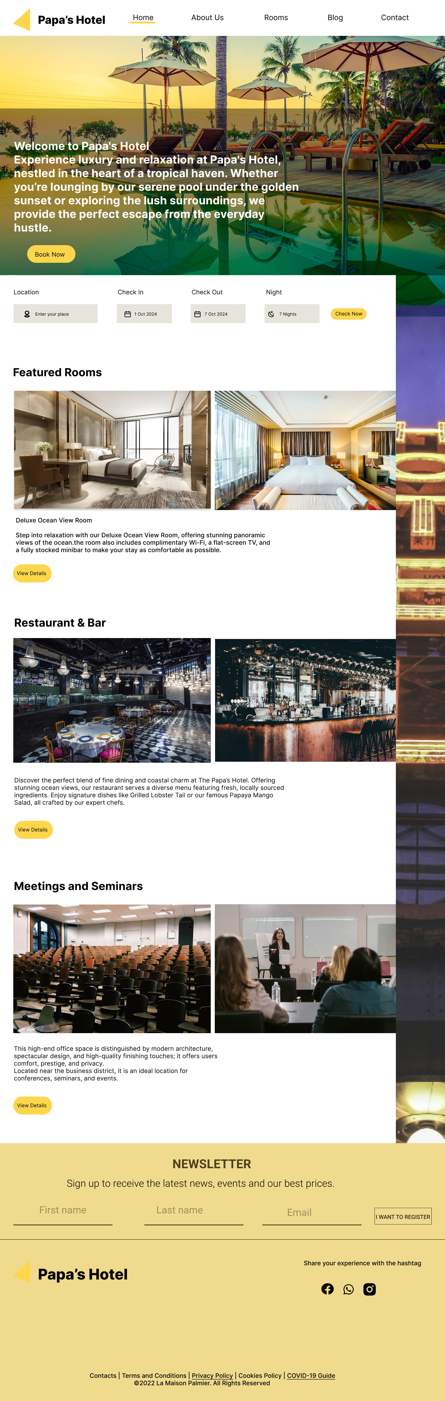 A screenshot of web page