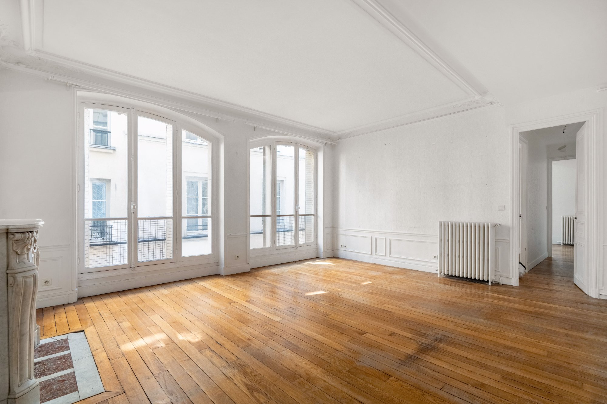 Quartier Paris 3e Arrondissement – Un appartement de 72,84m² Carrez au deuxième étage.