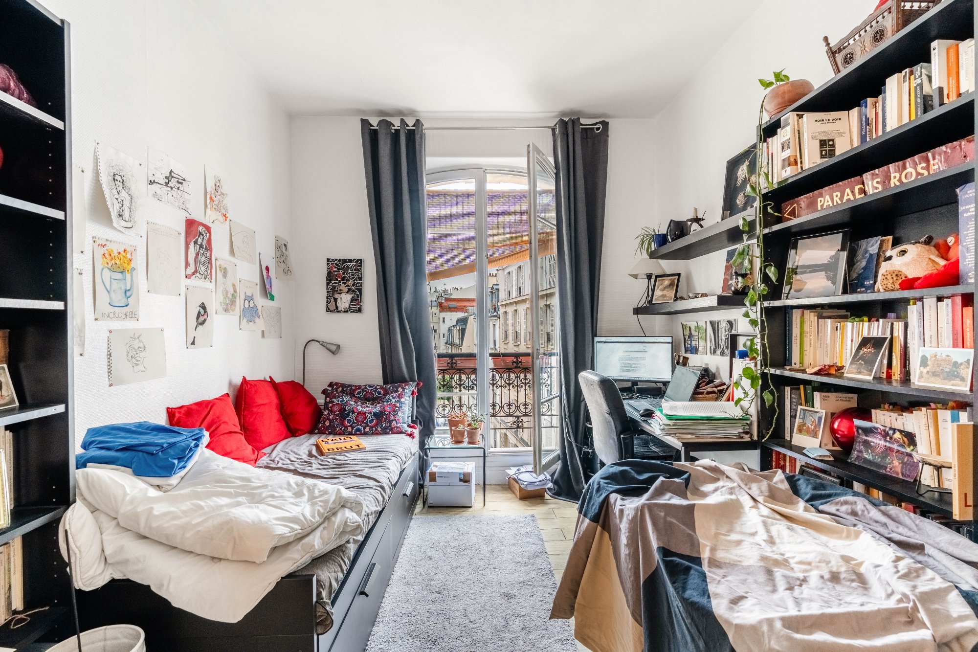 Quartier Paris 11e Arrondissement – Un appartement de 29,85m² Carrez au quatrième étage.