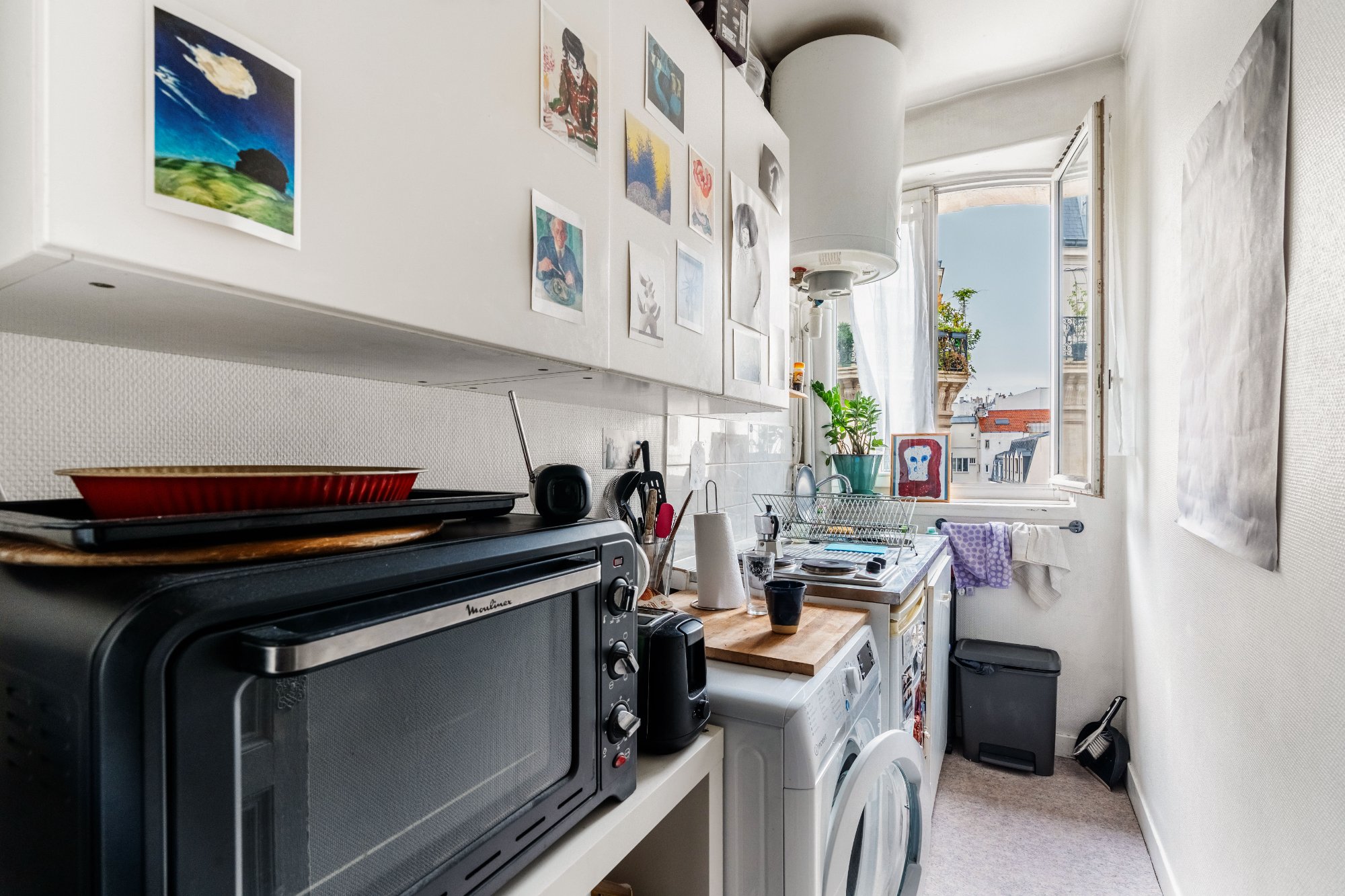 Quartier Paris 11e Arrondissement – Un appartement de 29,85m² Carrez au quatrième étage.