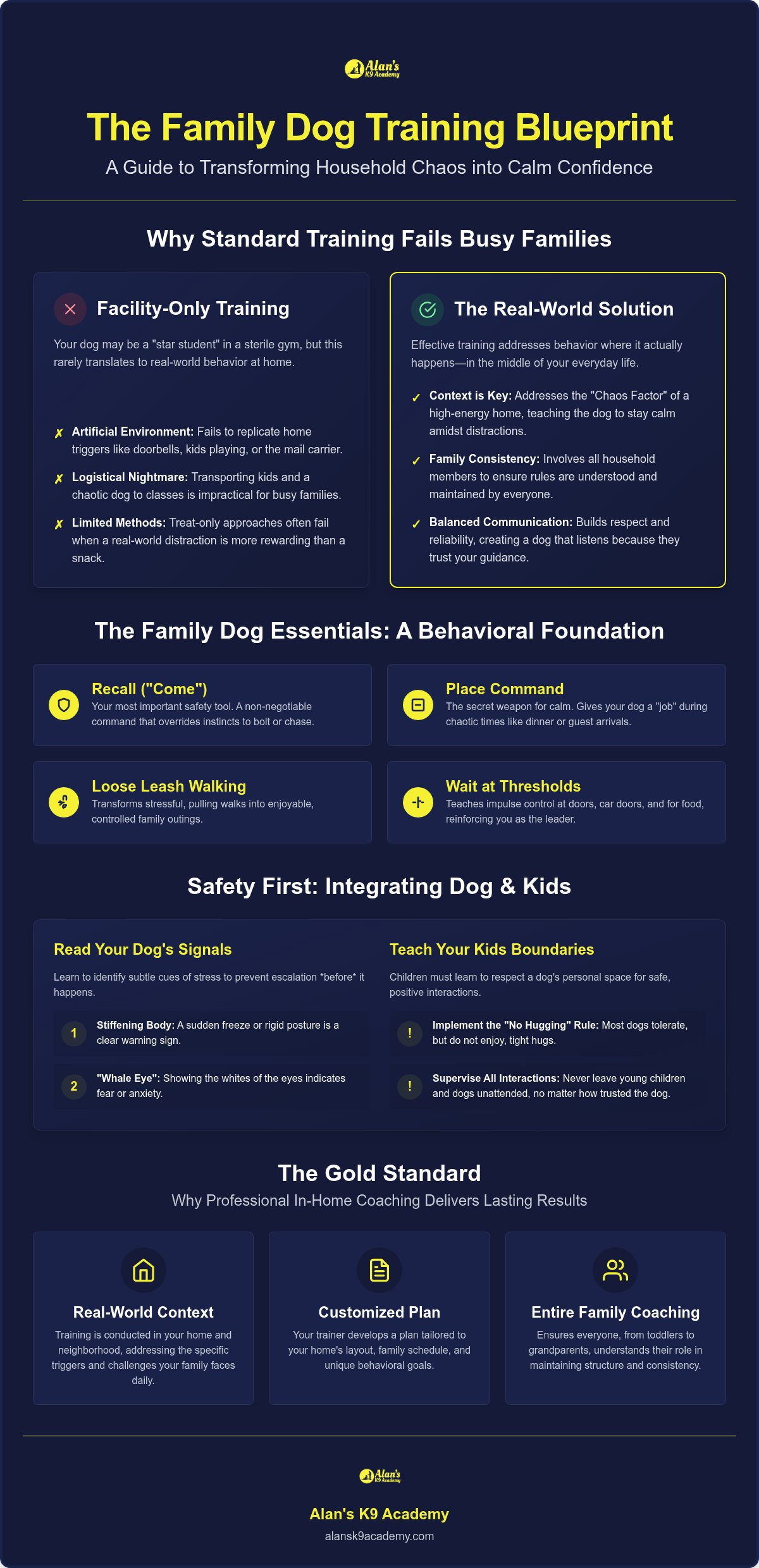 Dog training for families