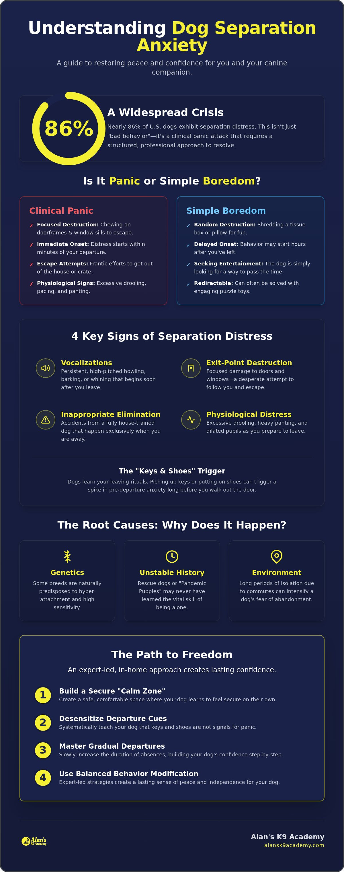 Dog separation anxiety training Atlanta