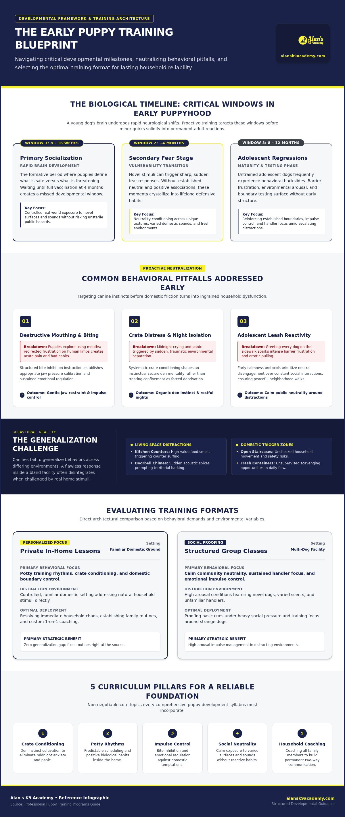 Puppy training programs