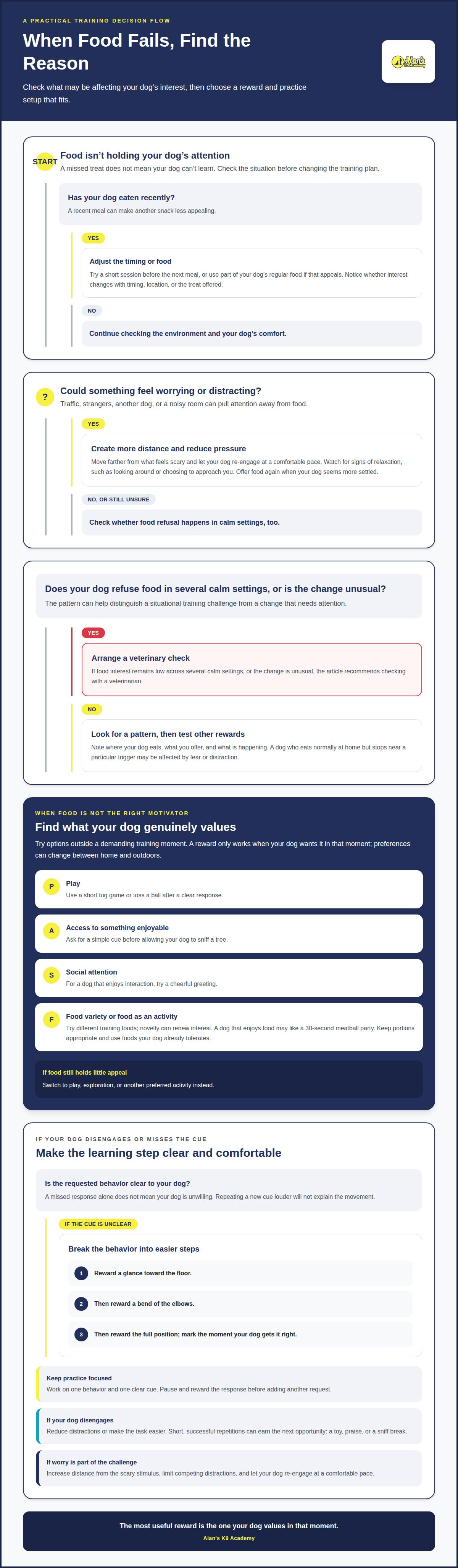 Training a dog that is not food motivated