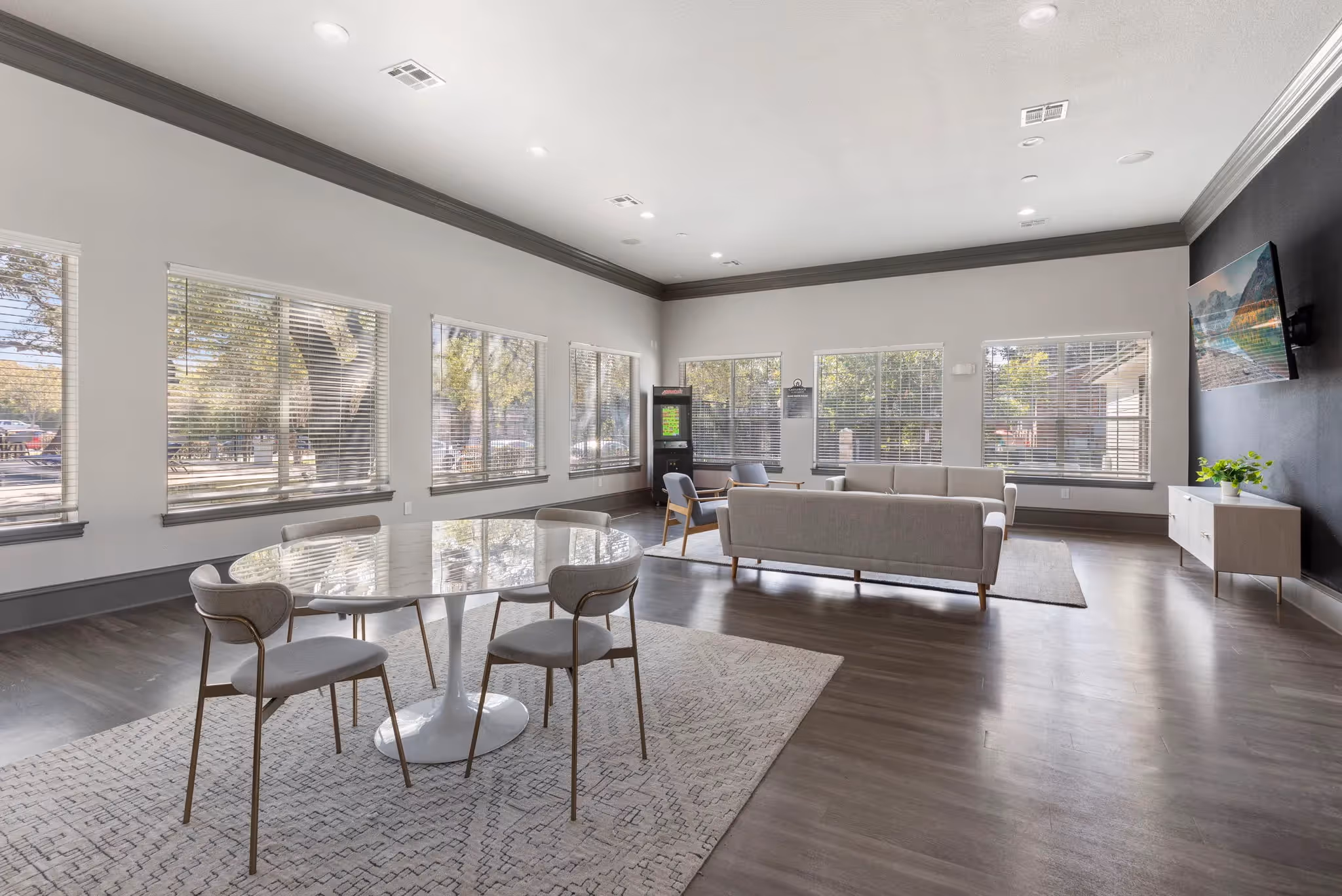 clubhouse with seating area