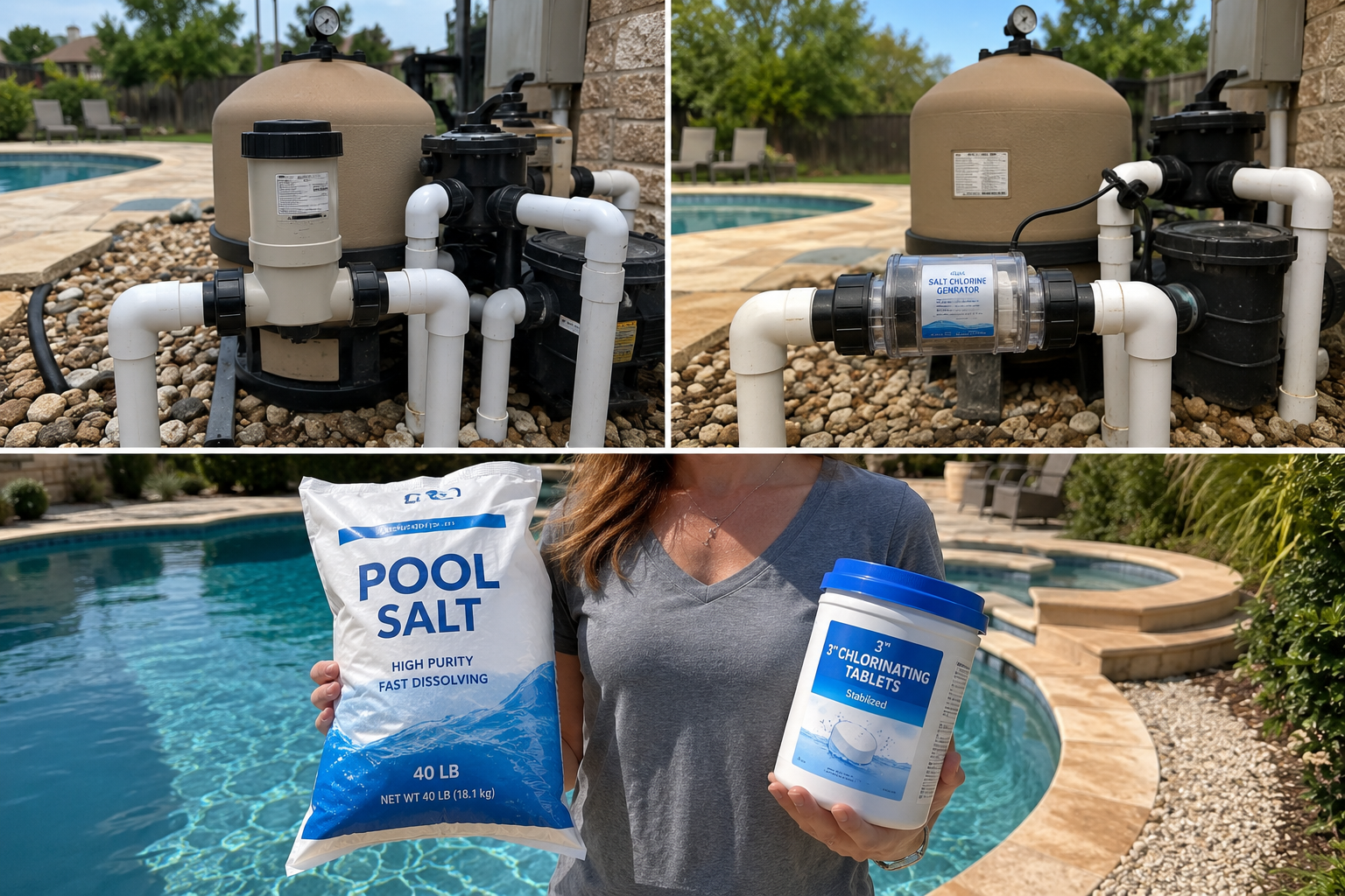 Salt vs Chlorine Pool Systems