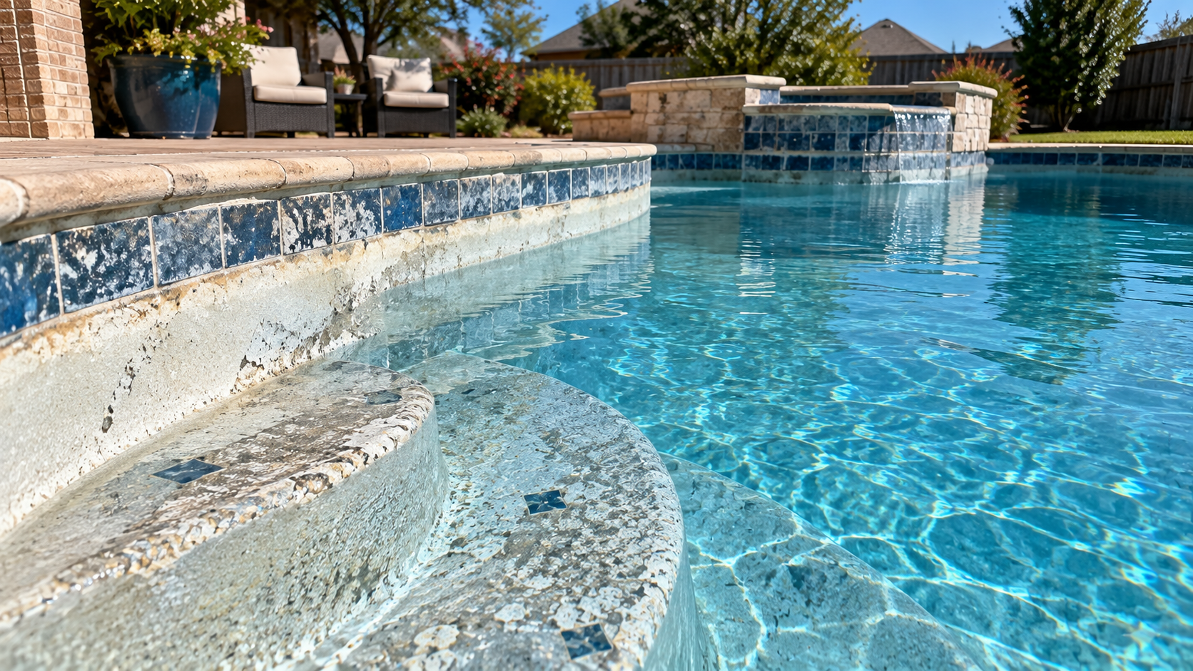 Katy pool plastering