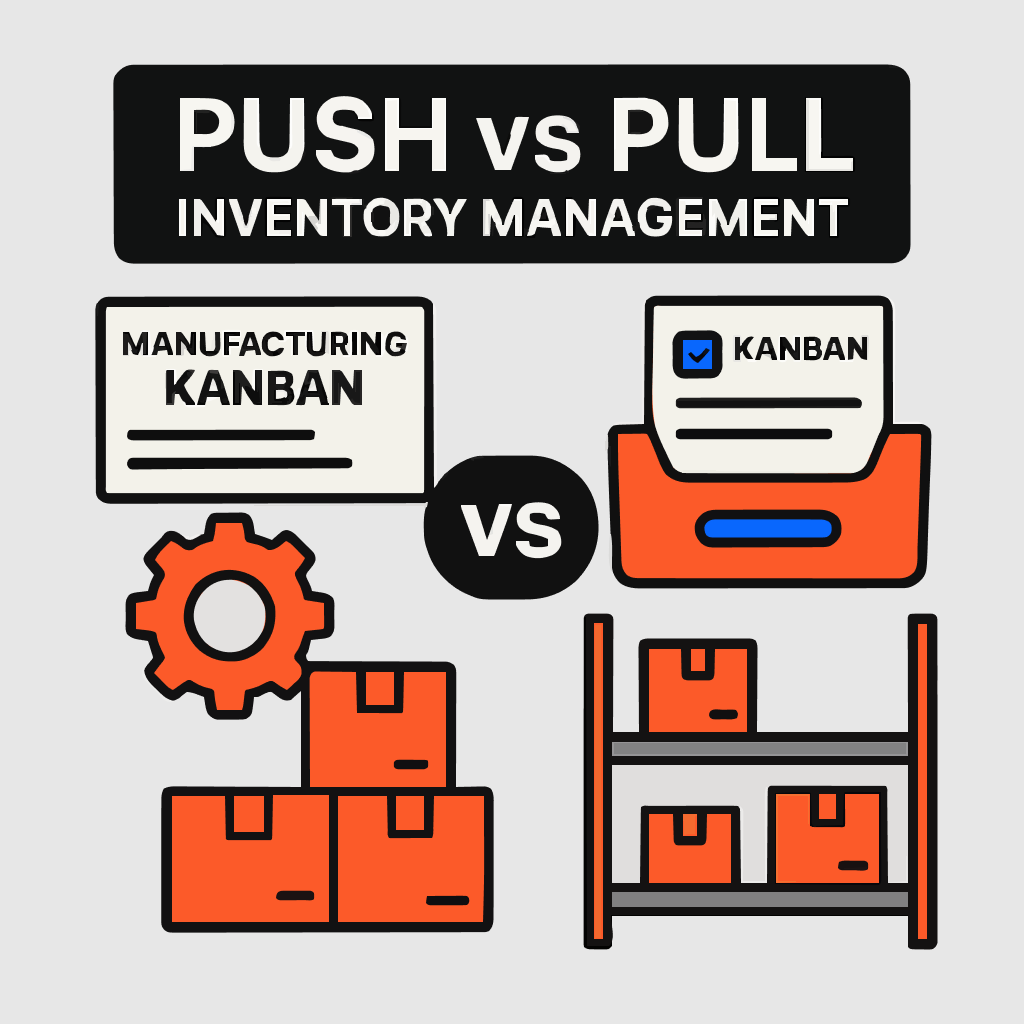 Push vs pull inventory management