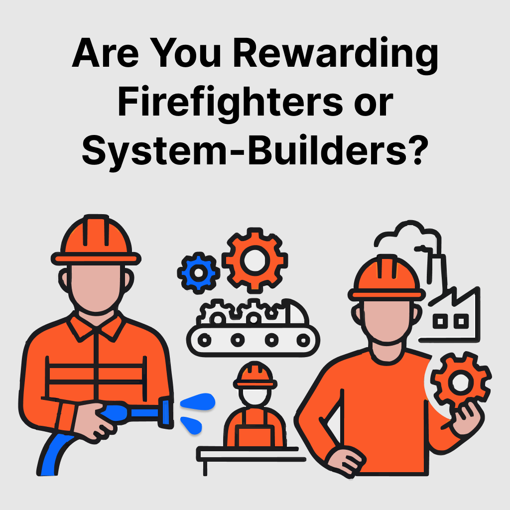 Firefighters vs system builders in manufacturing