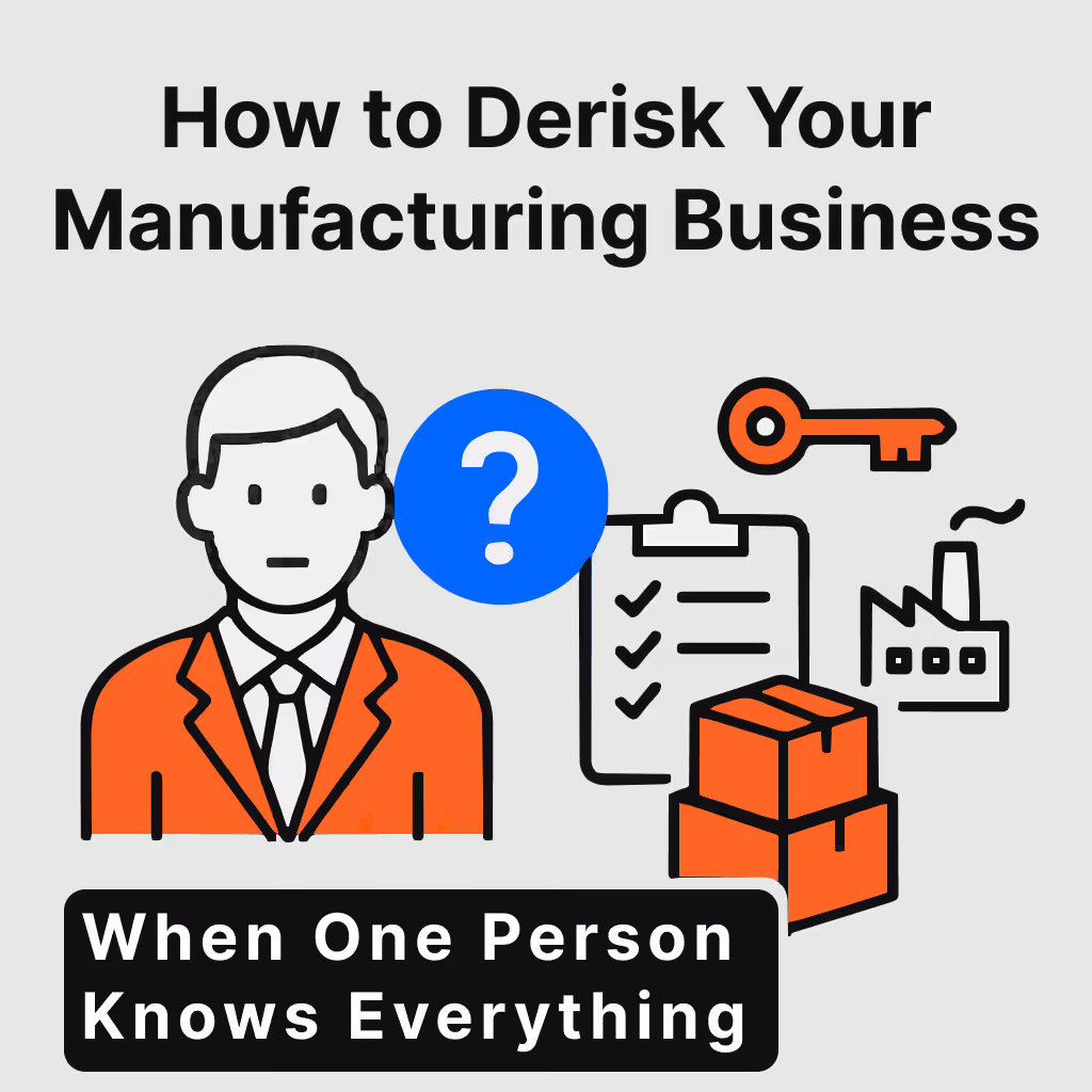 Key person risk in manufacturing